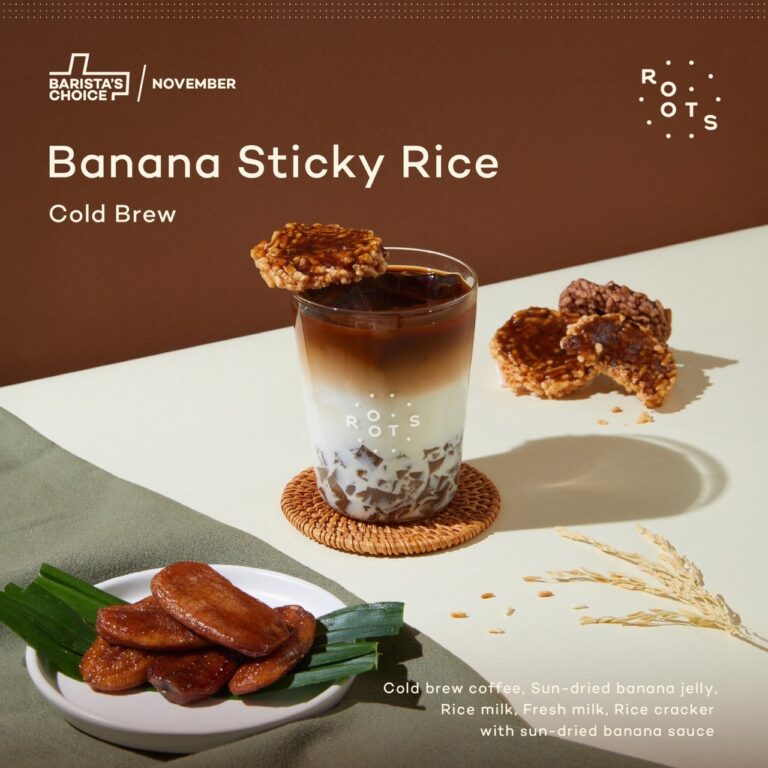 Banana Sticky Rice Cold Brew Roots